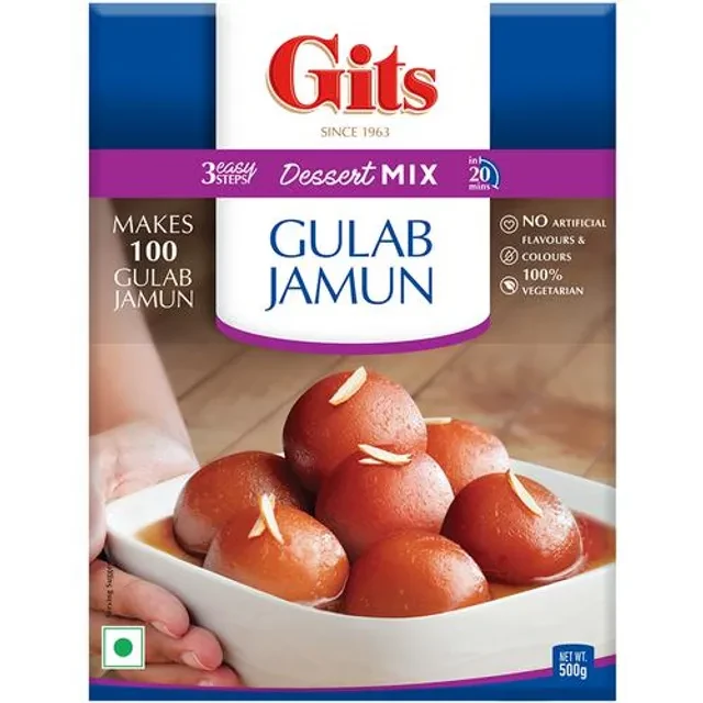 Gits Dessert Mix - Gulab Jamun, 500 g-1.webp